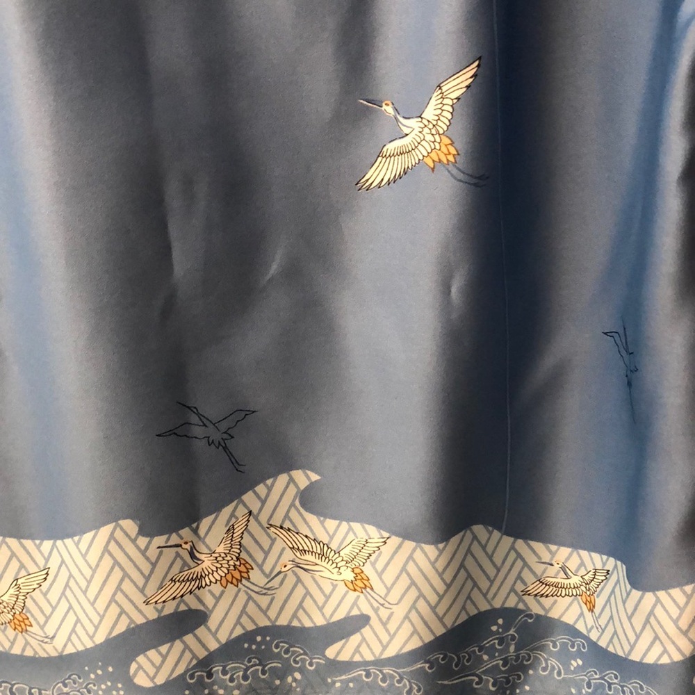 Unknown Brand Medium Polyester Button Down Aloha … - image 3